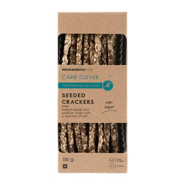 Carb Clever™ Seeded Crackers 130g Carb Clever™ Seeded Crackers 130g