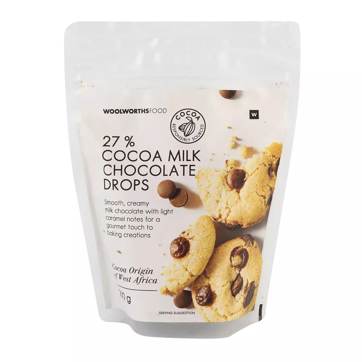 27% Cocoa Milk Chocolate Drops 200g 27% Cocoa Milk Chocolate Drops 200g