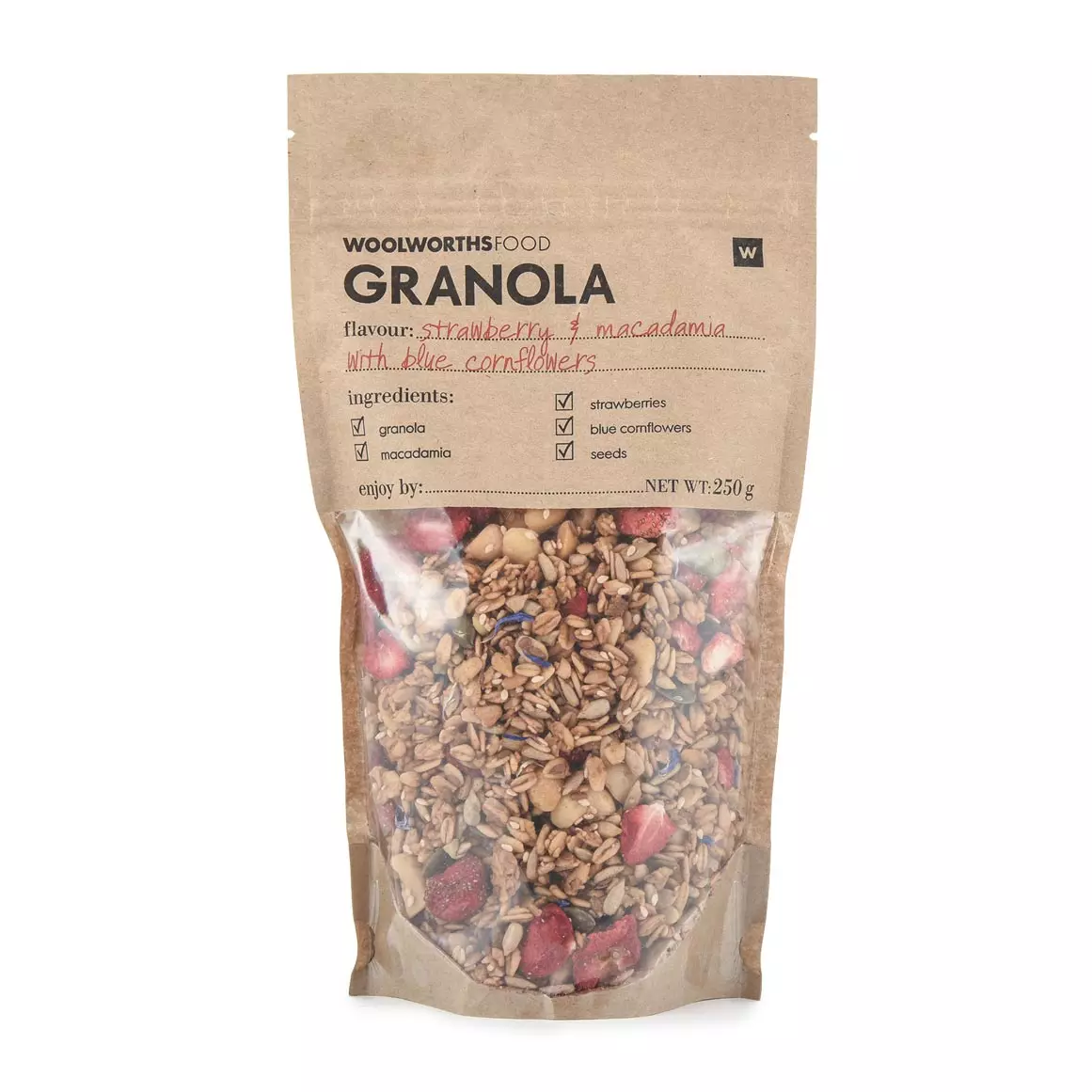Strawberry and Macadamia Granola 250g