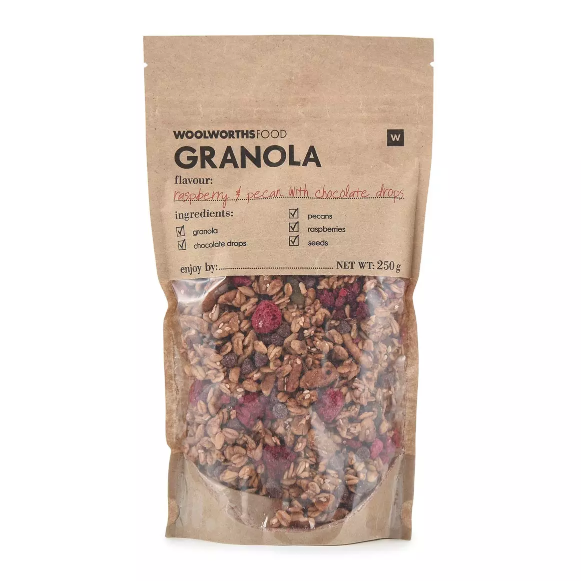 Raspberry and Pecan Granola 250g