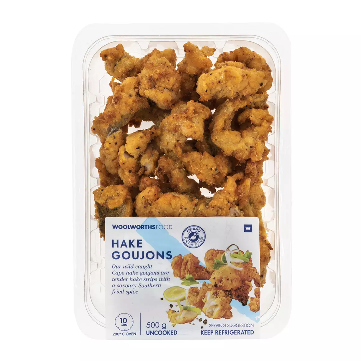 Crumbed Hake Goujons 500g Crumbed Hake Goujons 500g