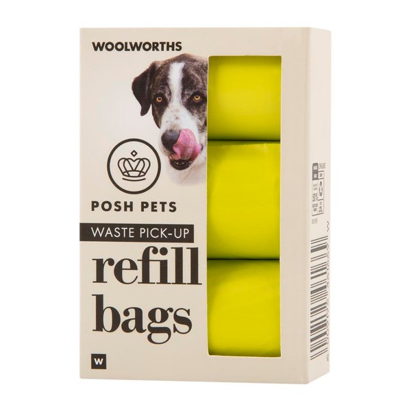 Posh Pets Waste Pick-Up Refill Bags 3x15pk