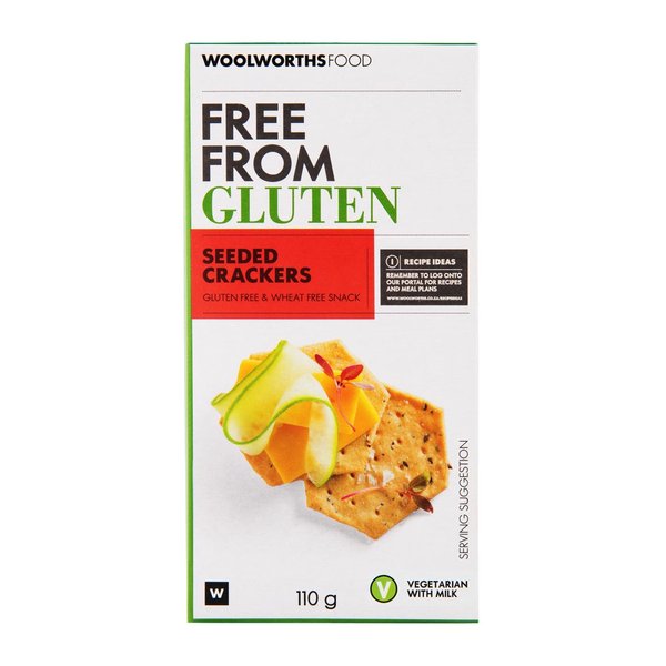 Gluten Free Seeded Crackers 110g Gluten Free Seeded Crackers 110g