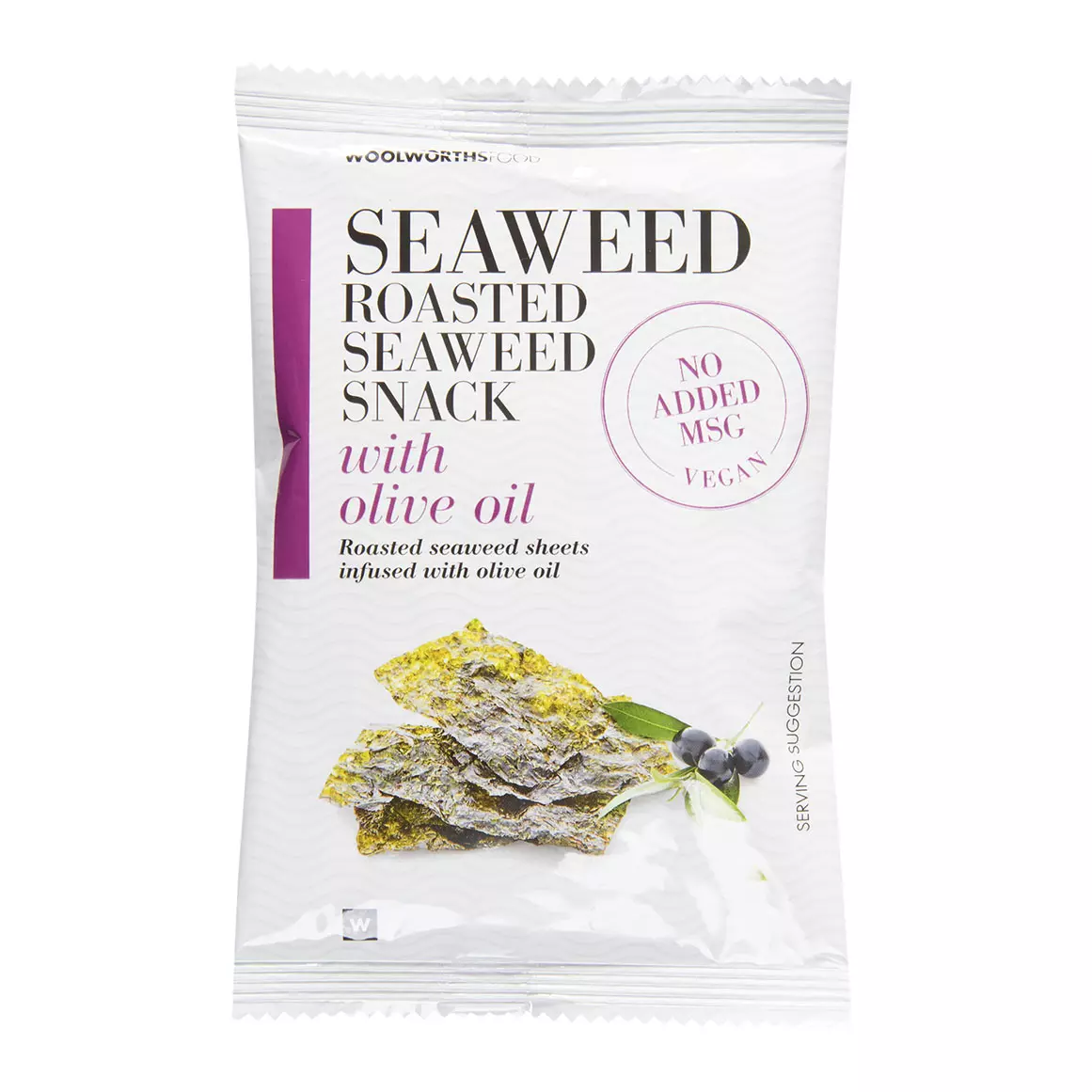 Roasted Seaweed with Olive Oil Snack 5g Roasted Seaweed with Olive Oil Snack 5g