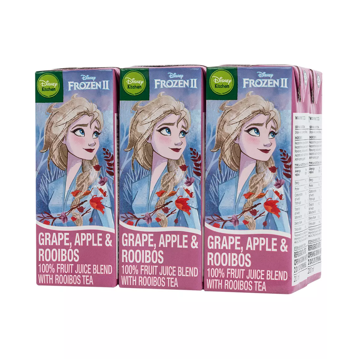 Frozen II 100% Grape, Apple and Rooibos Juice 6x200ml Frozen II 100% Grape, Apple and Rooibos Juice 6x200ml
