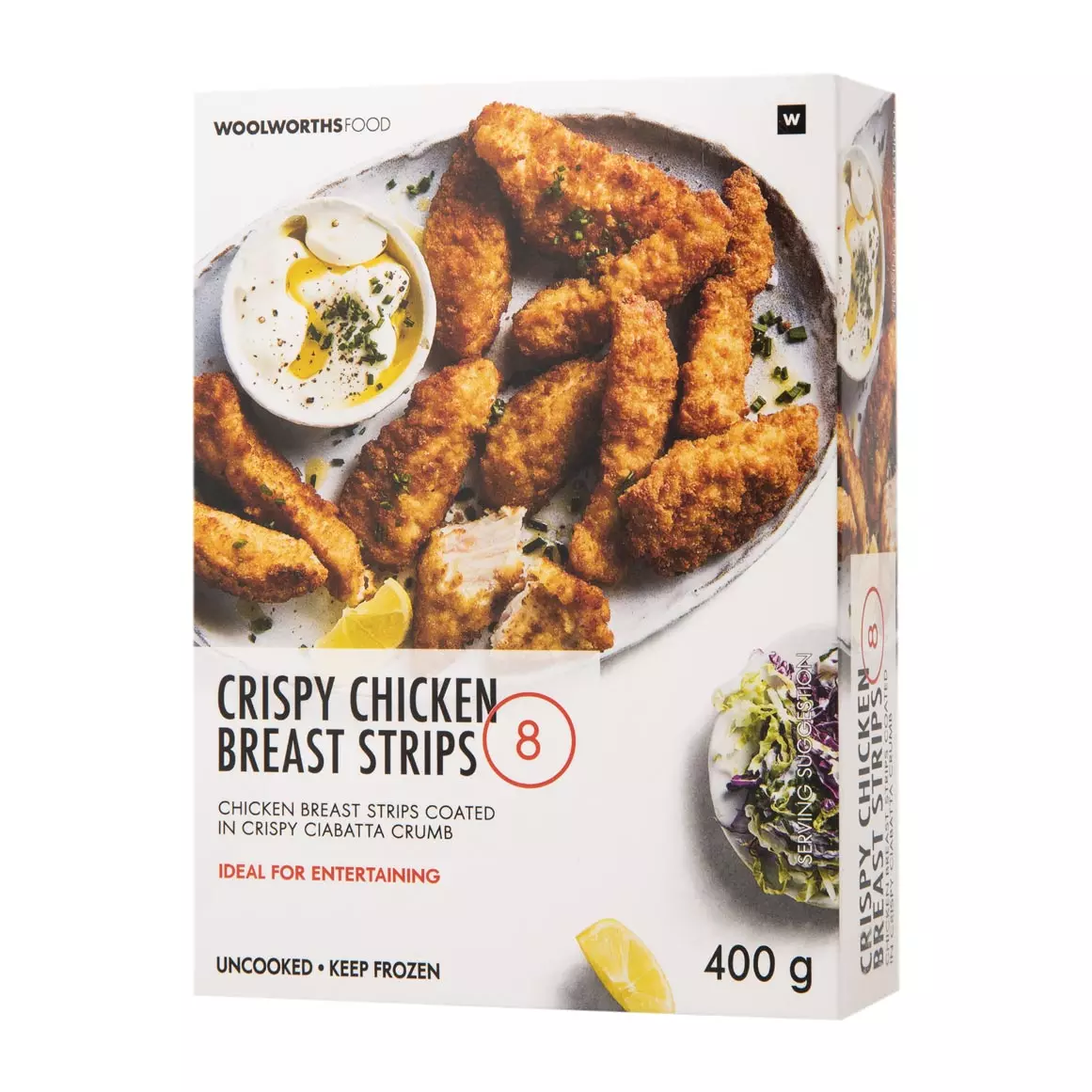 Frozen Crispy Chicken Breast Strips 400g Frozen Crispy Chicken Breast Strips 400g