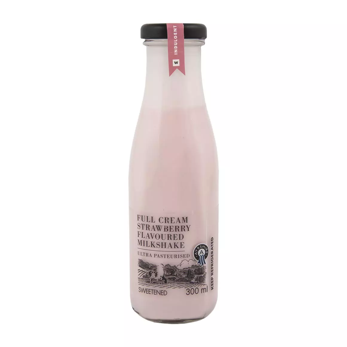 Ayrshire Full Cream Sabrosa Strawberry Flavoured Milkshake 300ml Ayrshire Full Cream Sabrosa Strawberry Flavoured Milkshake 300ml