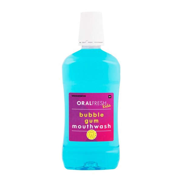 Oralfresh Kids Bubblegum Flavoured Mouthwash 500ml Oralfresh Kids Bubblegum Flavoured Mouthwash 500ml