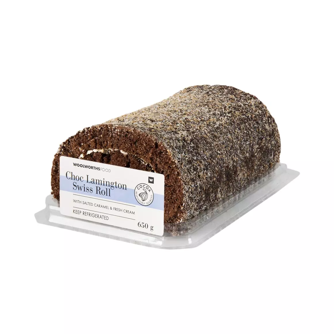Choc Lamington Swiss Roll 650g Choc Lamington Swiss Roll 650g