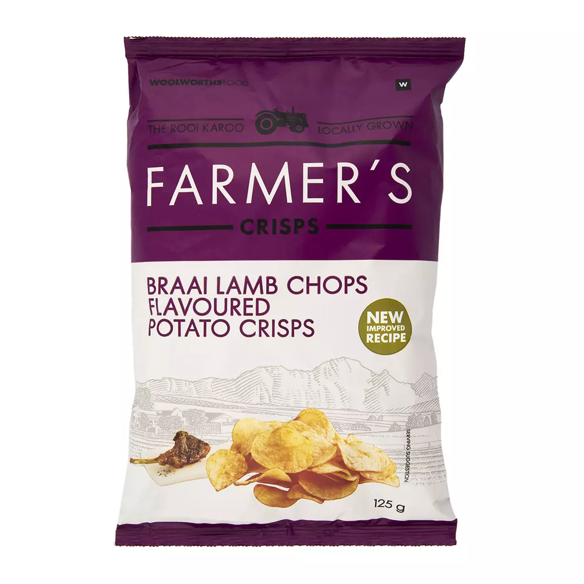 Braai Lamb Chops Farmer's Crisps 125g Braai Lamb Chops Farmer's Crisps 125g