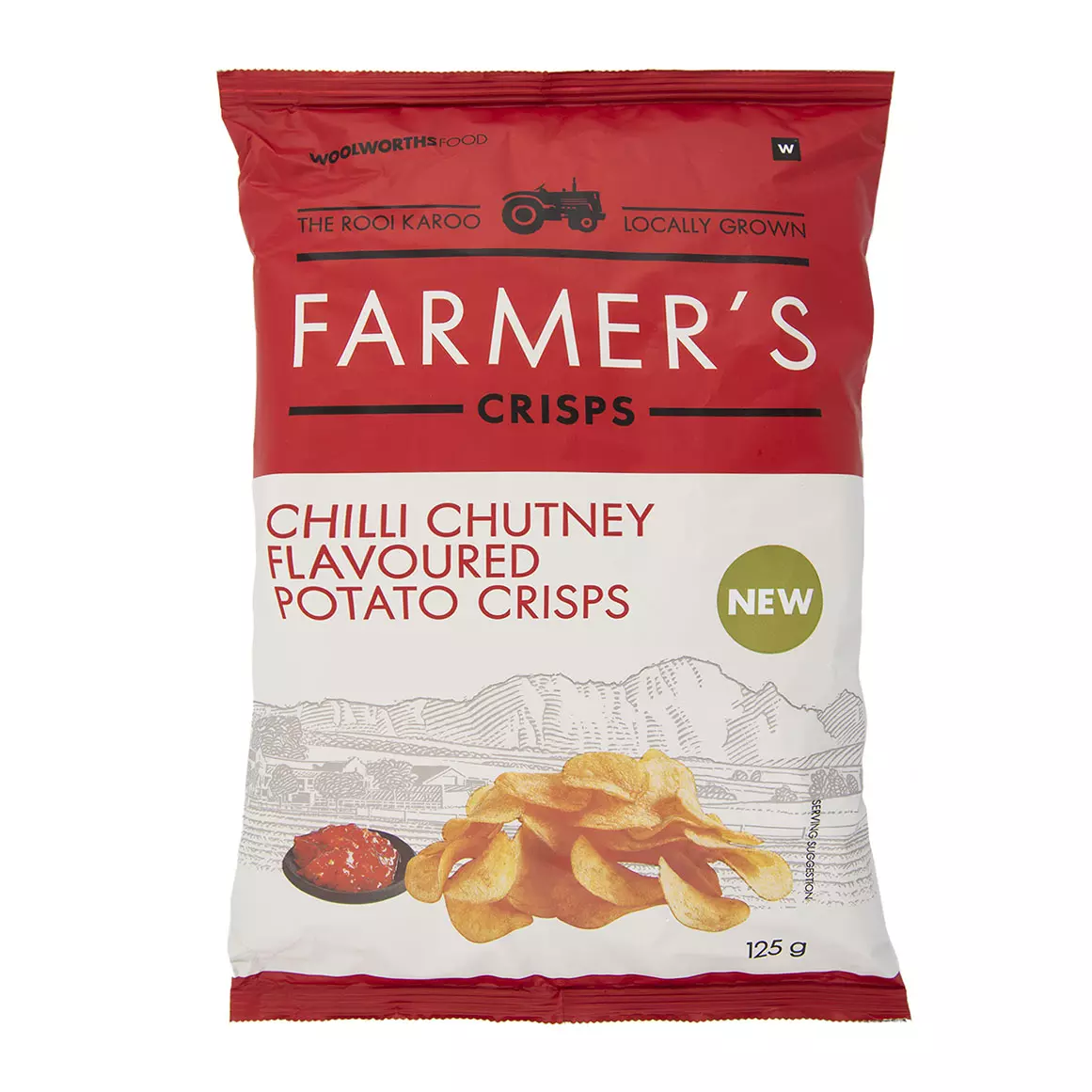 Sweet Chilli Flavoured Farmer's Crisps 125g Sweet Chilli Flavoured Farmer's Crisps 125g