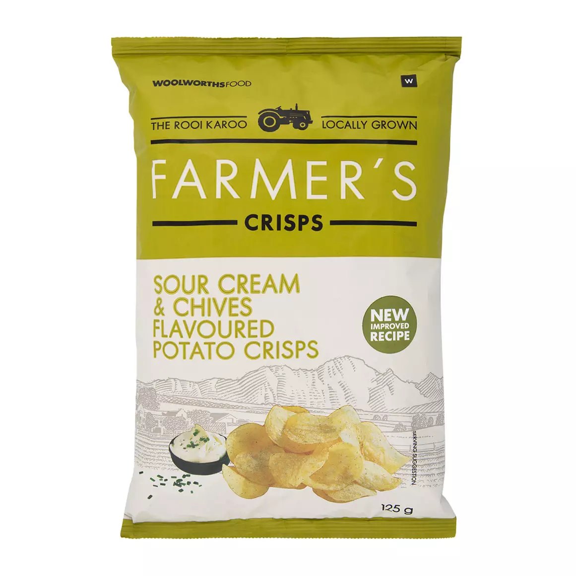 Sour Cream and Chives Farmer's Crisps 125g Sour Cream and Chives Farmer's Crisps 125g