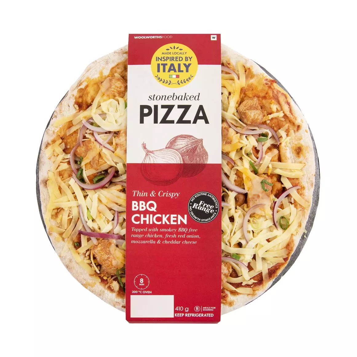 Stonebaked BBQ Chicken Pizza 410g