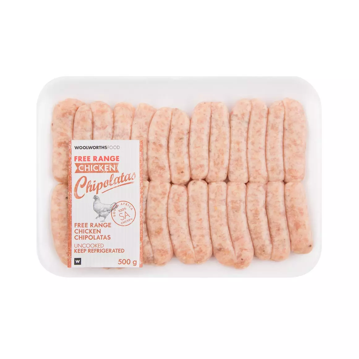 Free Range Chicken Chipolatas 500g
