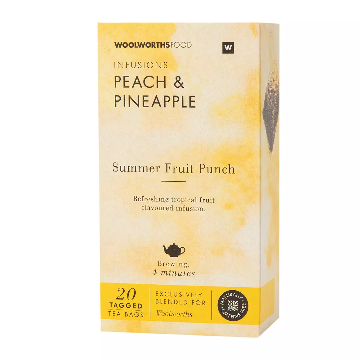Summer Fruit Punch Peach and Pineapple Infusions Tea Bags 20pk Summer Fruit Punch Peach and Pineapple Infusions Tea Bags 20pk