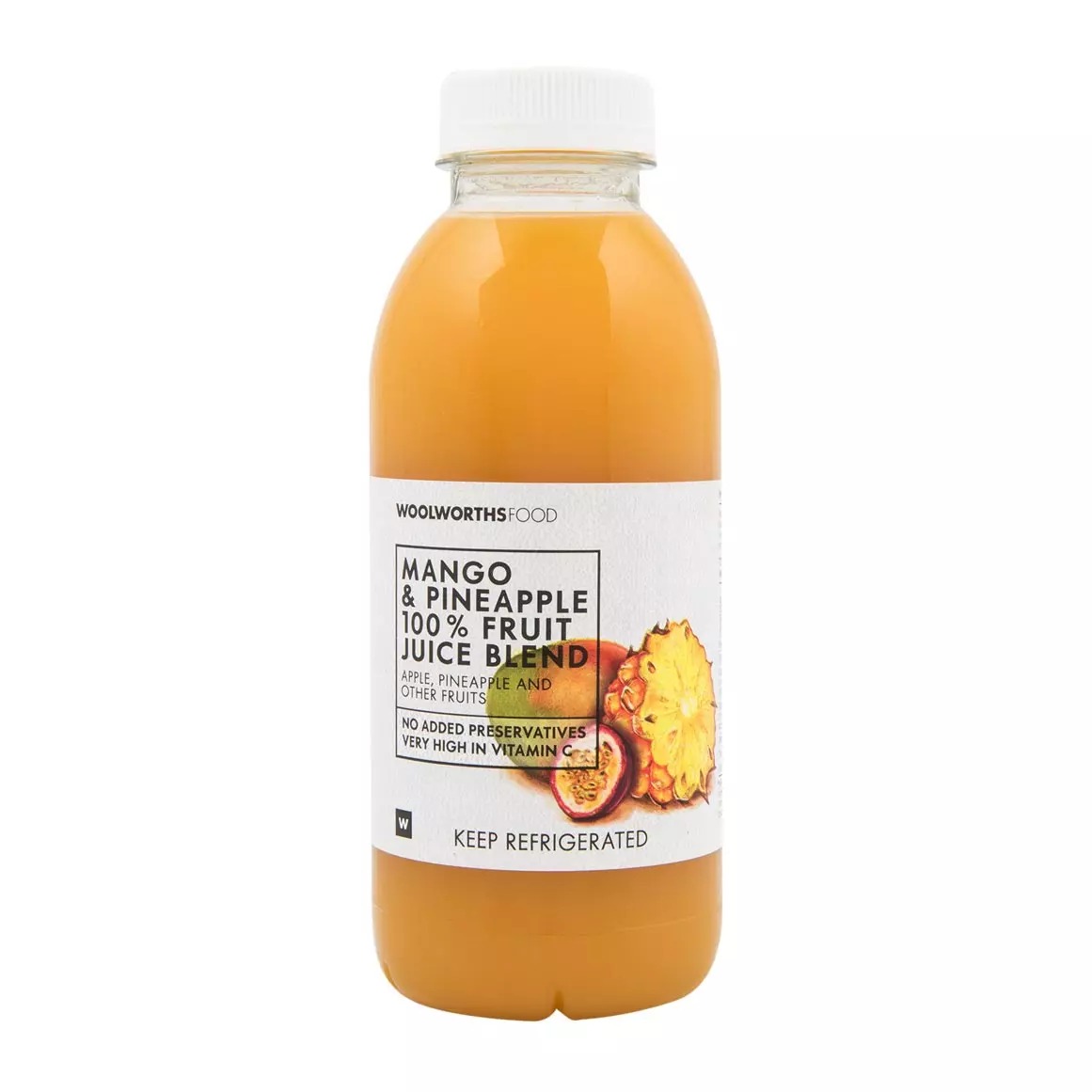 100% Mango and Pineapple Fruit Juice Blend 500ml
