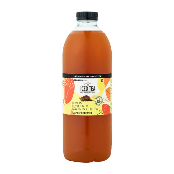 Lemon Flavoured Rooibos Iced Tea 1.5L Lemon Flavoured Rooibos Iced Tea 1.5L