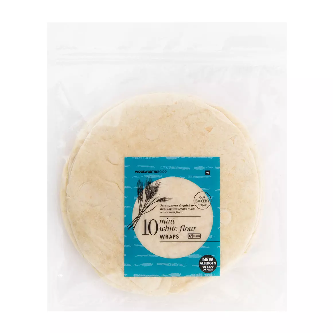 Mini White Flour Wraps 10x30g Mini White Flour Wraps 10x30g