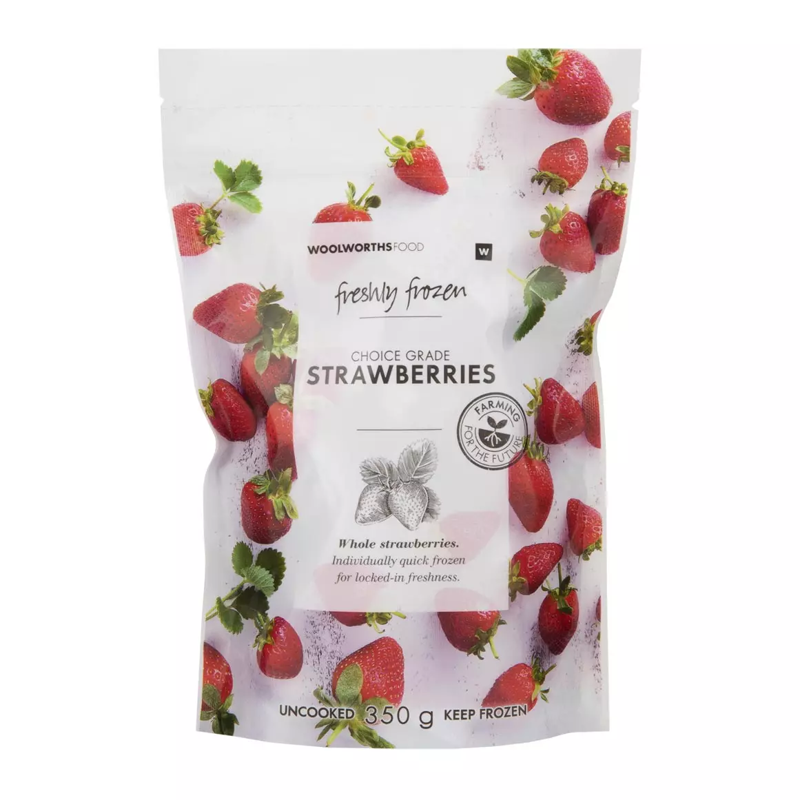 Freshly Frozen Strawberries 350g Freshly Frozen Strawberries 350g