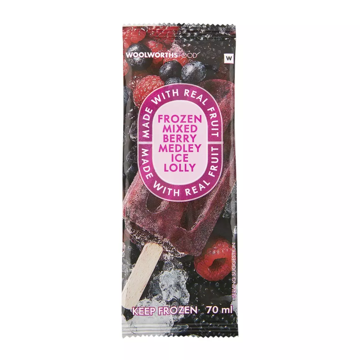 Frozen Mixed Berry Medley Ice Lolly 70ml Frozen Mixed Berry Medley Ice Lolly 70ml