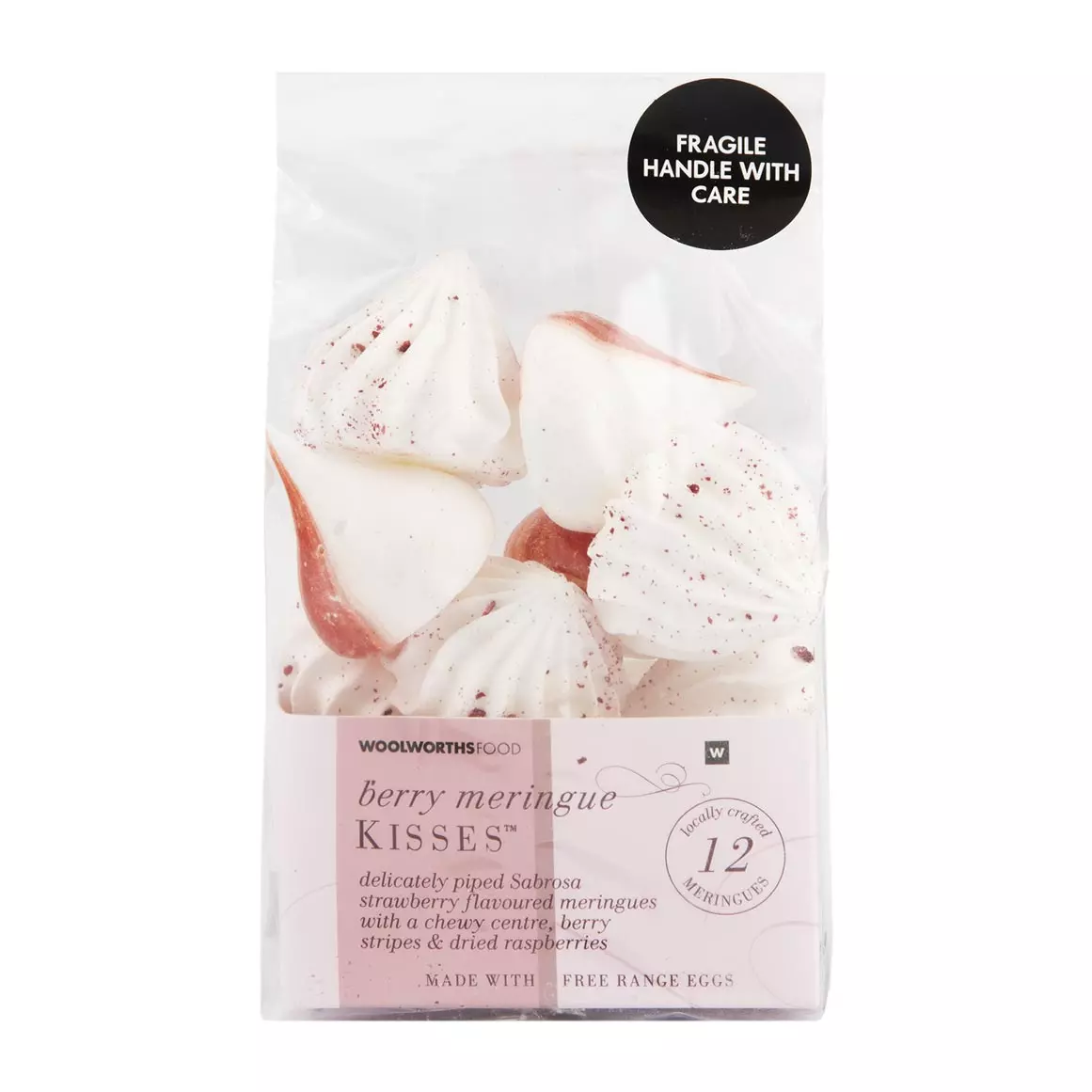 Berry Meringue Kisses 12pk