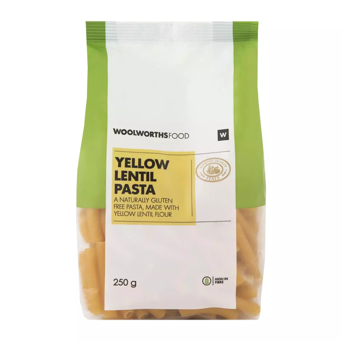 Yellow Lentil Pasta 250g Yellow Lentil Pasta 250g