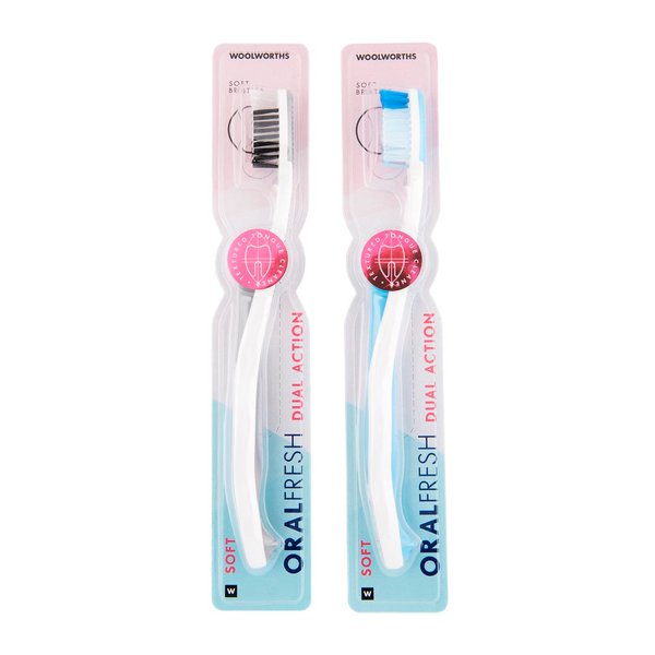 Oralfresh Dual Action Soft Toothbrush Oralfresh Dual Action Soft Toothbrush