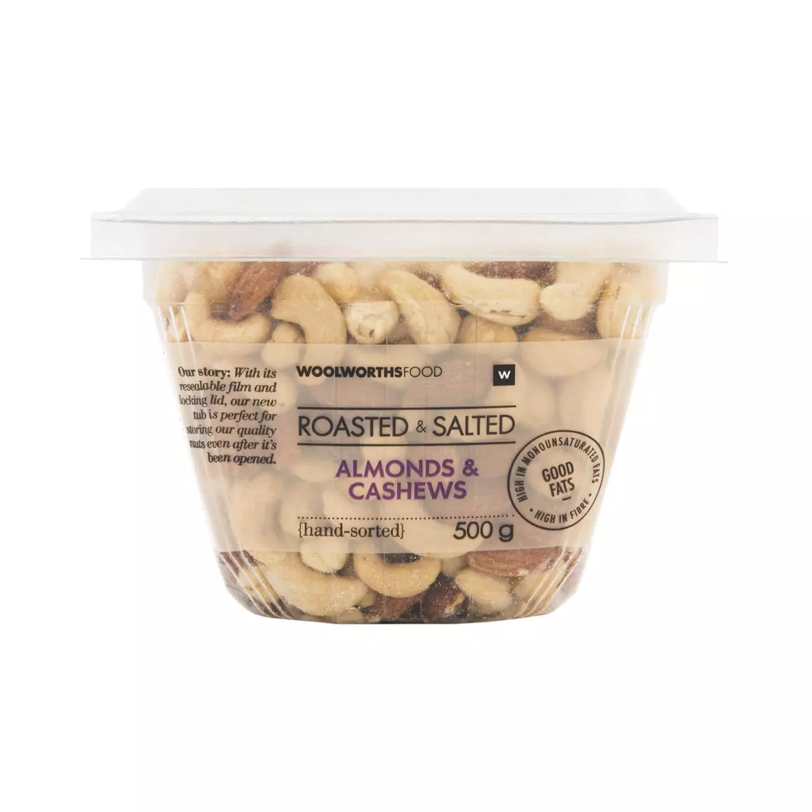 Roasted and Salted Almonds and Cashews 500g