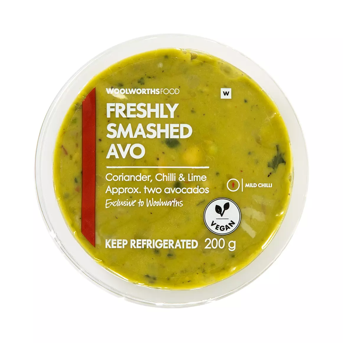Freshly Smashed Coriander, Chilli & Lime Avo 200g Freshly Smashed Coriander, Chilli & Lime Avo 200g