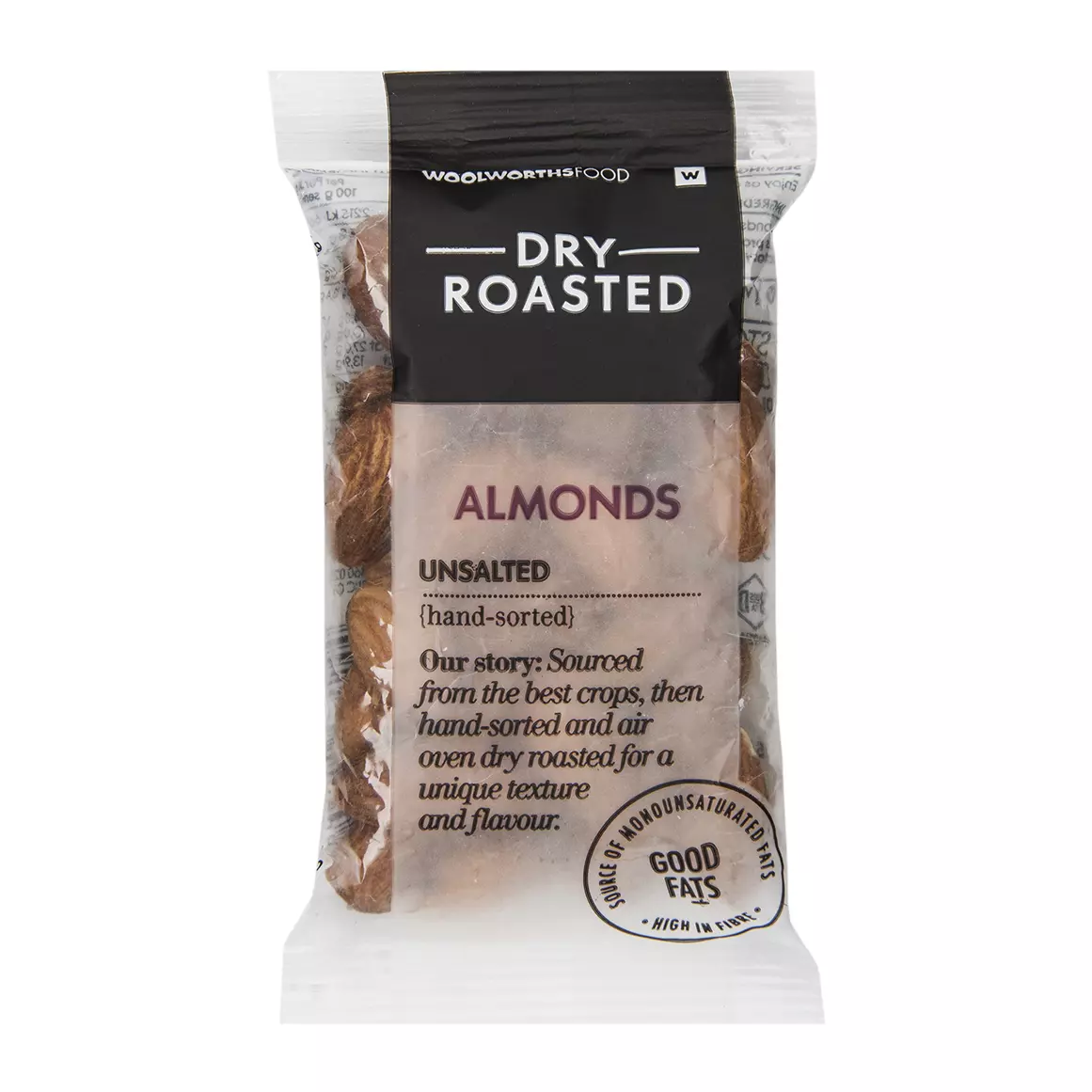 Dry Roasted and Unsalted Almond Nuts 30g