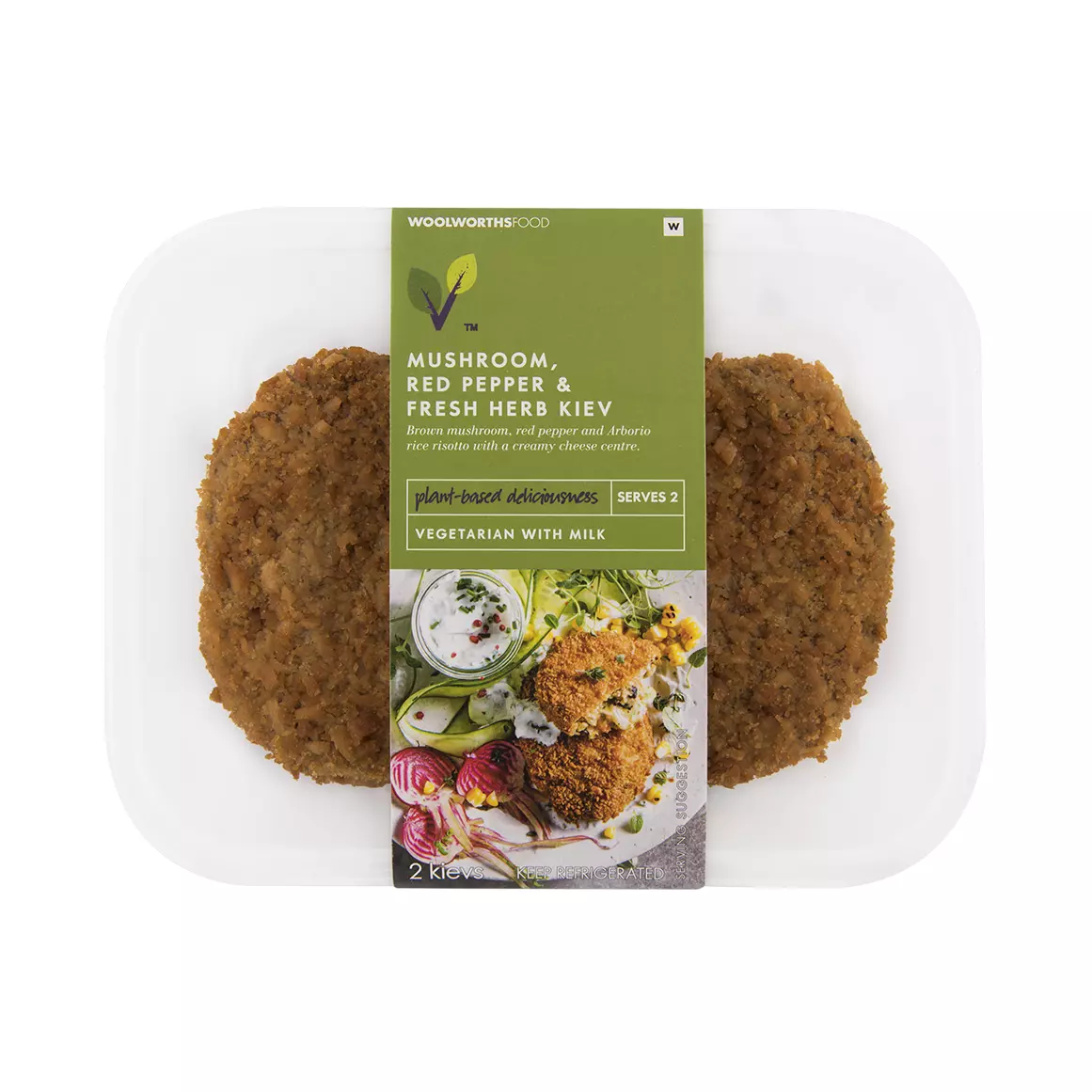 Mushroom, Red Pepper & Fresh Herb Kiev 2pk Mushroom, Red Pepper & Fresh Herb Kiev 2pk