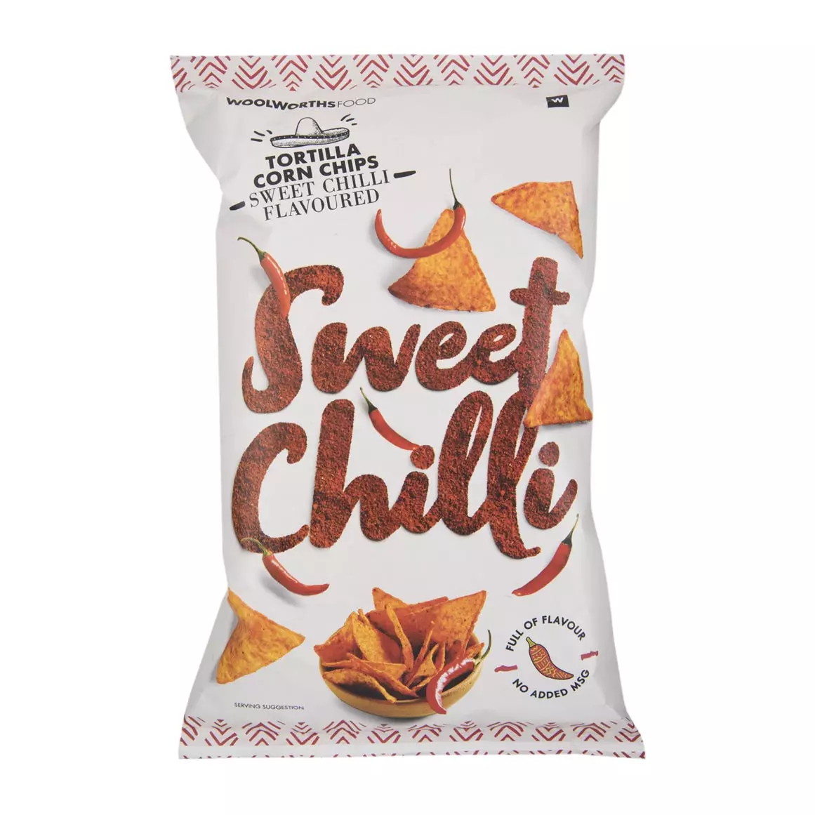 Sweet Chilli Flavoured Tortilla Corn Chips 150g Sweet Chilli Flavoured Tortilla Corn Chips 150g