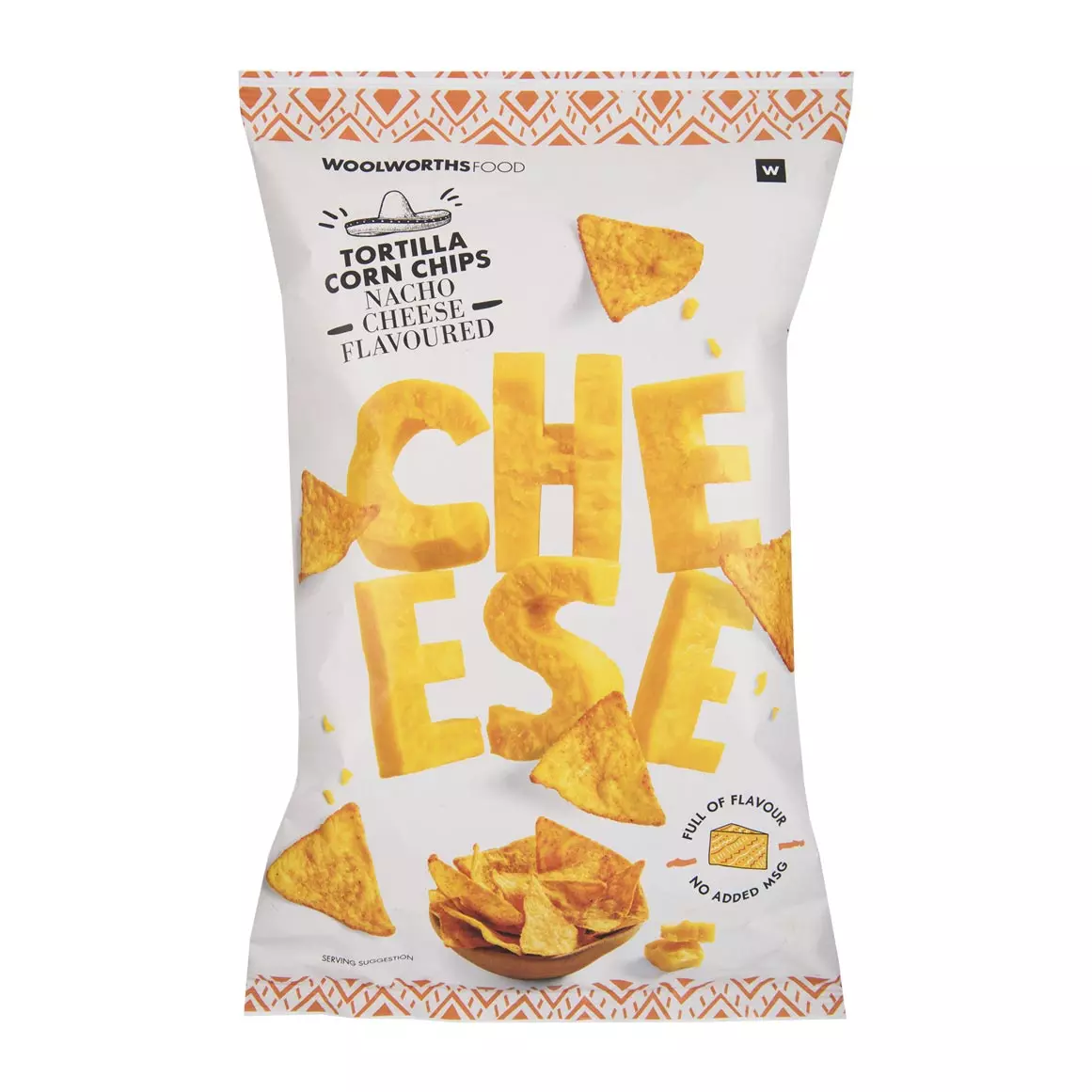 Nacho Cheese Flavoured Tortilla Corn Chips 150g