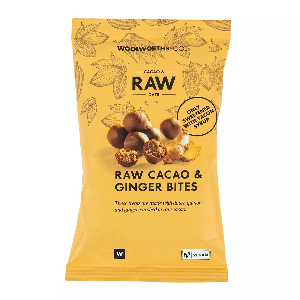 Raw Cacao and Ginger Bites 50g