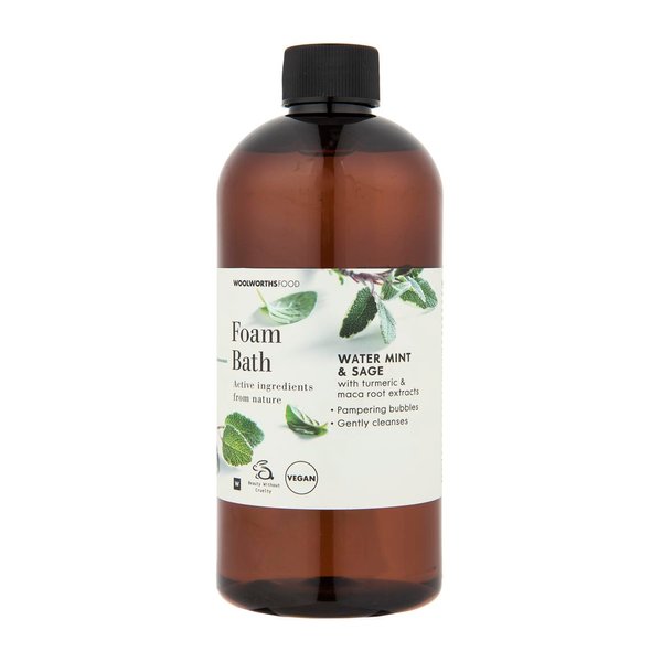 Water Mint & Sage Foam Bath 500ml Water Mint & Sage Foam Bath 500ml