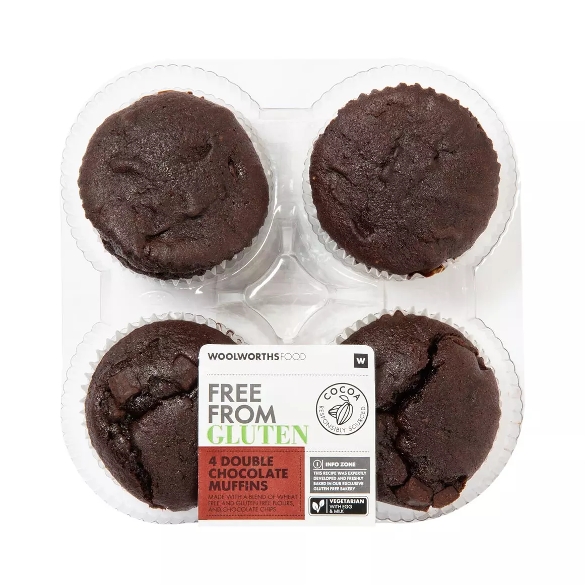 Double Chocolate Muffins 4pk Double Chocolate Muffins 4pk