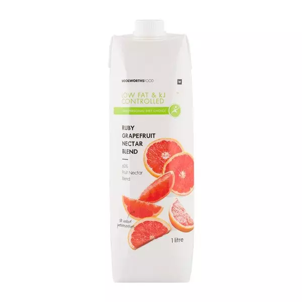 KJ Controlled Low Fat Ruby Grapefruit Nectar Blend 1L KJ Controlled Low Fat Ruby Grapefruit Nectar Blend 1L