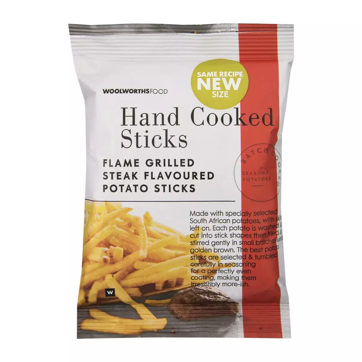 Hand Cooked Flame Grilled Steak Potato Sticks 50g
