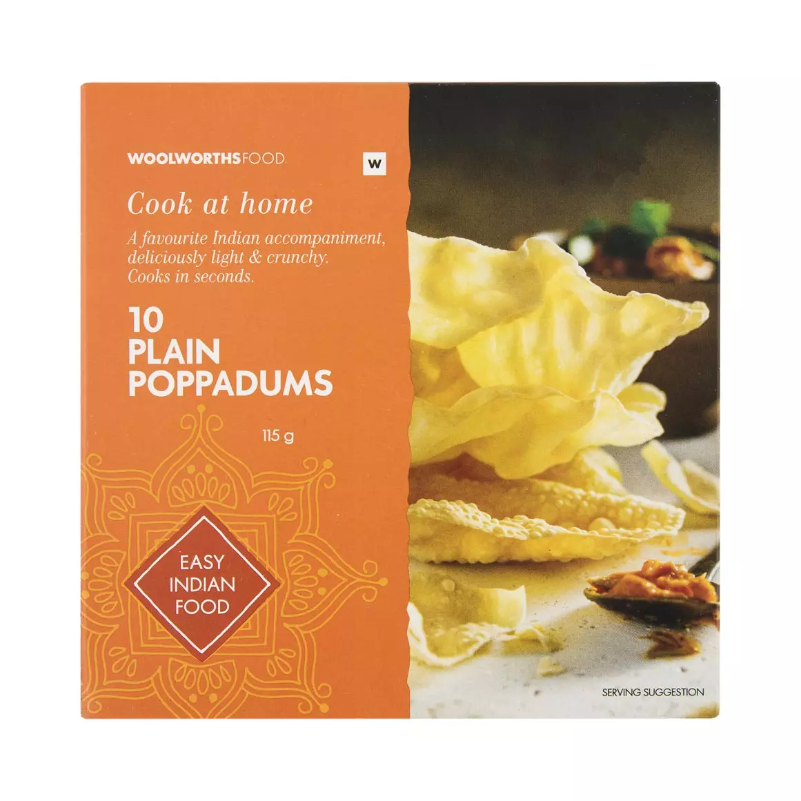 Plain Poppadums 10pk Plain Poppadums 10pk