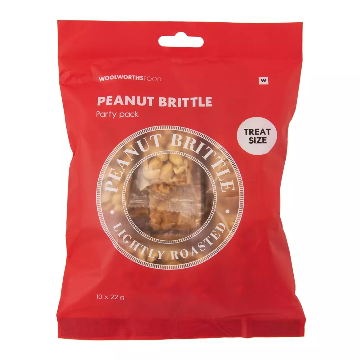 Peanut Brittle Party Bags 10x22g Peanut Brittle Party Bags 10x22g