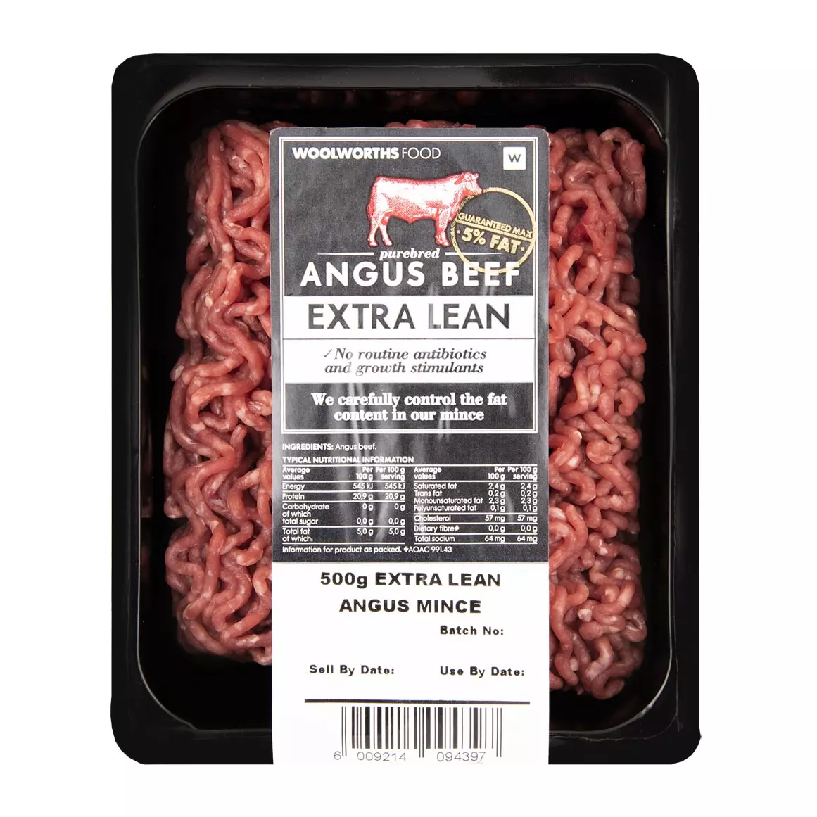 Extra Lean Angus Beef Mince 500g