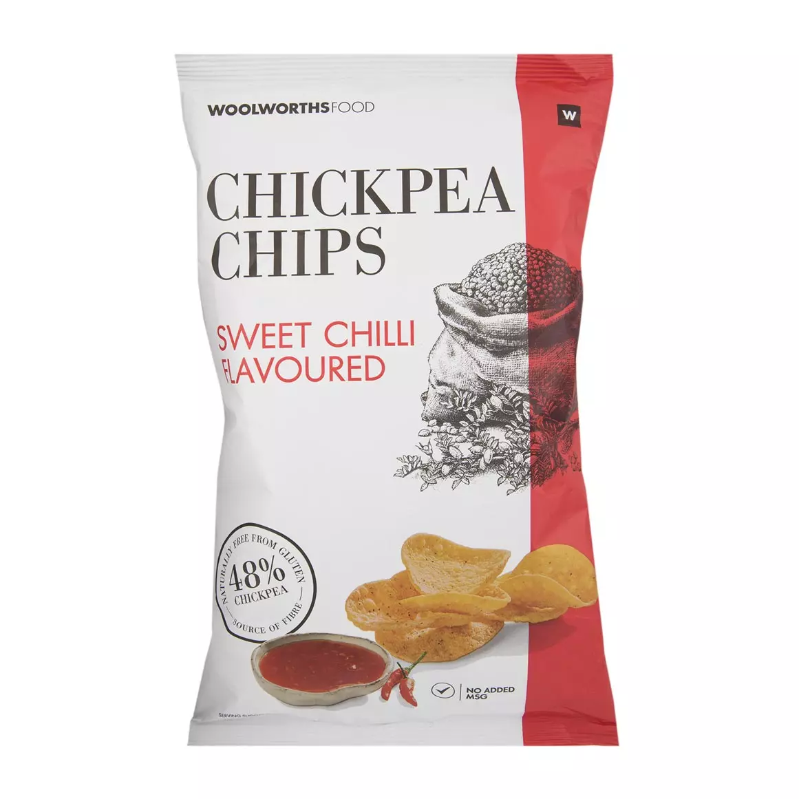 Sweet Chilli Flavoured Chickpea Chips 100g Sweet Chilli Flavoured Chickpea Chips 100g