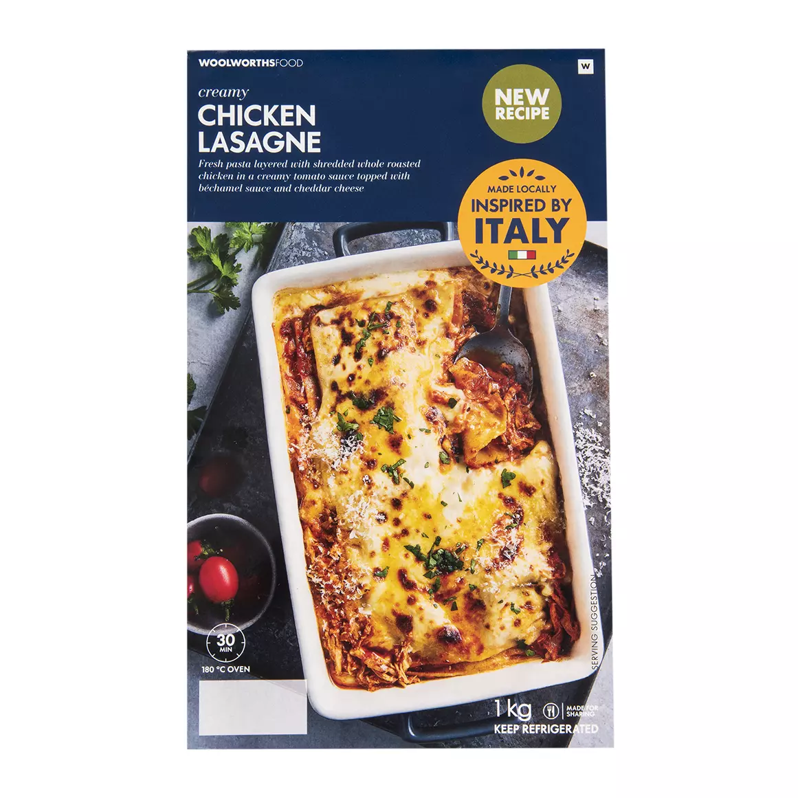 Creamy Chicken Lasagne 1kg