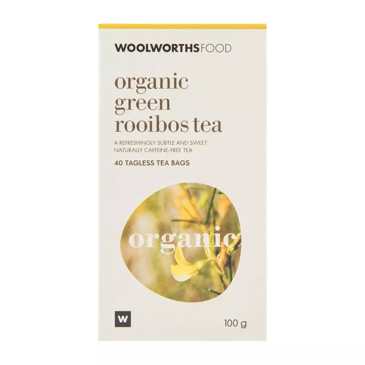 Organic Green Rooibos Tea Bags 40pk Organic Green Rooibos Tea Bags 40pk