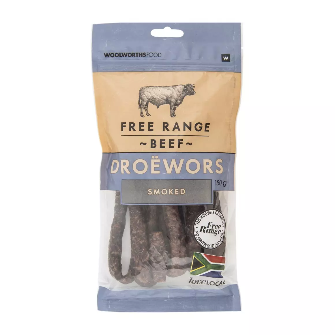 Free Range Smoked Beef Droëwors 150g Free Range Smoked Beef Droëwors 150g