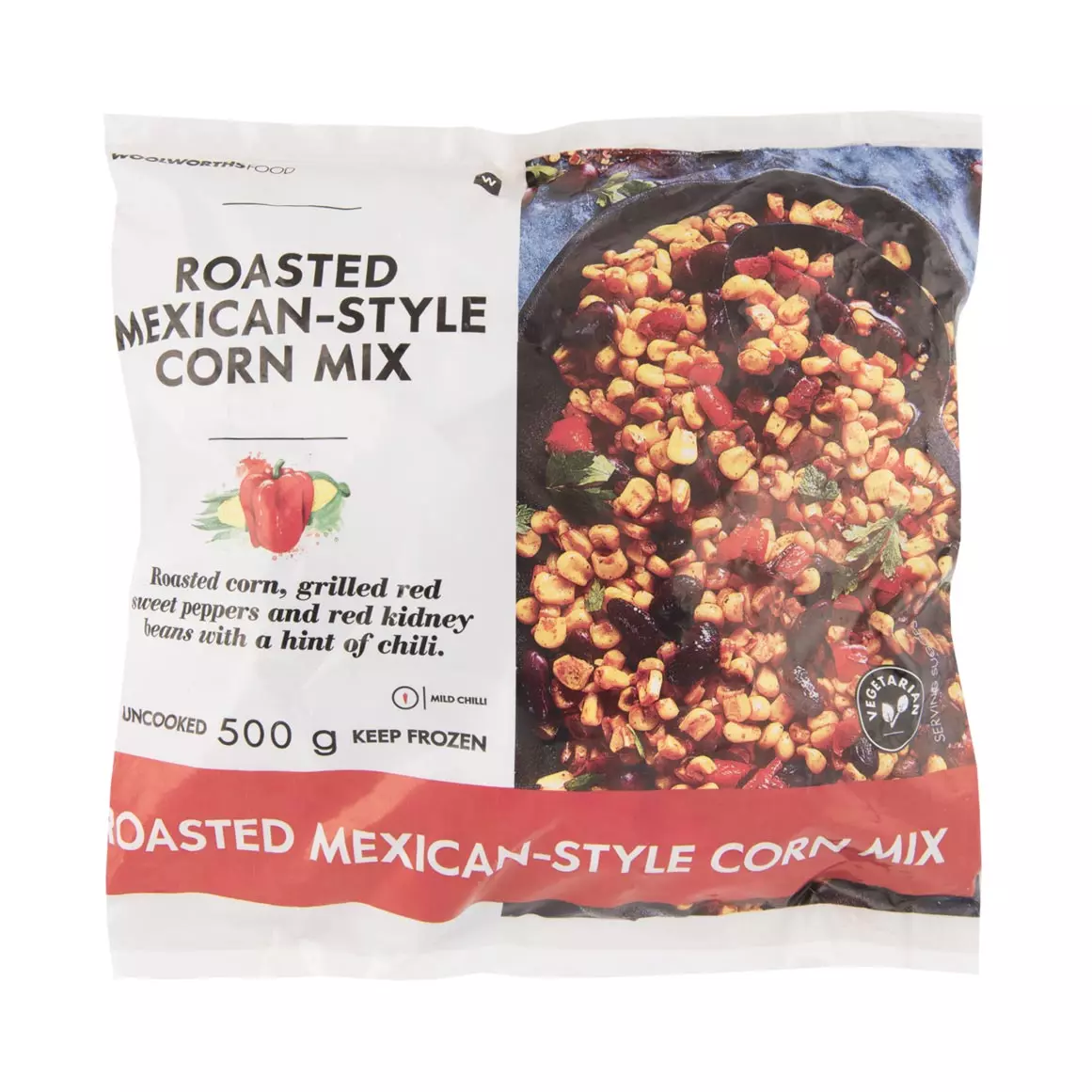 Frozen Roasted Mexican-Style Corn Mix 500g Frozen Roasted Mexican-Style Corn Mix 500g