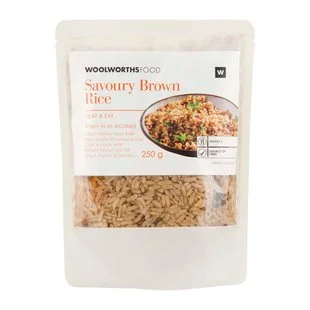 Heat and Eat Savoury Brown Rice 250g Heat and Eat Savoury Brown Rice 250g