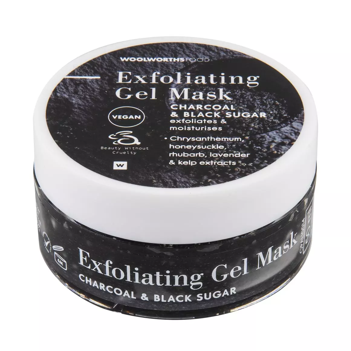 Exfoliating Charcoal and Black Sugar Gel Mask 50ml