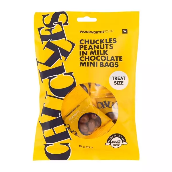Chuckles Peanuts in Milk Chocolate Party Bags 10pk Chuckles Peanuts in Milk Chocolate Party Bags 10pk