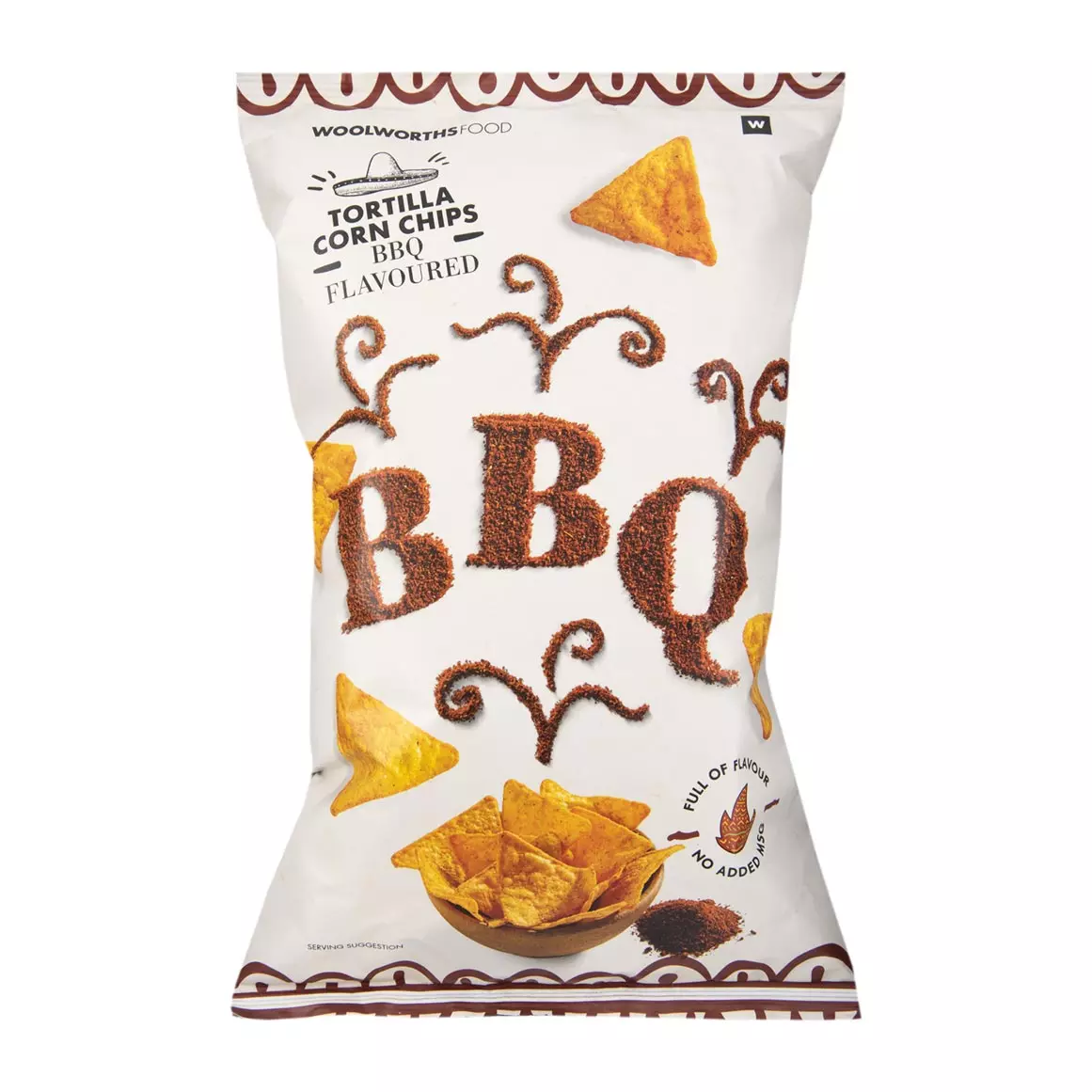 BBQ Flavoured Tortilla Corn Chips 150g